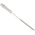 Vikan Medium Bristle White Hand Brush, 3.5mm bristle length, Polyester, Polypropylene, Stainless Steel bristle material
