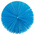 Vikan Medium Bristle Blue Scrub Brush, 56mm bristle length, Polyester, Polypropylene, Stainless Steel bristle material