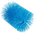 Vikan Medium Bristle Blue Scrub Brush, 56mm bristle length, Polyester, Polypropylene, Stainless Steel bristle material