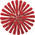Vikan Medium Bristle Red Scrubbing Brush, 33mm bristle length, Polyester, Polypropylene, Stainless Steel bristle