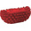 Vikan Medium Bristle Red Scrub Brush, 40mm bristle length, Polyester, Polypropylene, Stainless Steel bristle material