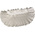 Vikan Medium Bristle White Scrub Brush, 40mm bristle length, Polyester, Polypropylene, Stainless Steel bristle material