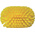 Vikan Medium Bristle Yellow Scrub Brush, 40mm bristle length, Polyester, Polypropylene, Stainless Steel bristle material