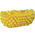 Vikan Medium Bristle Yellow Scrub Brush, 40mm bristle length, Polyester, Polypropylene, Stainless Steel bristle material