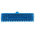 Vikan Medium Bristle Blue Deck Brush, 32mm bristle length, Polyester, Polypropylene, Stainless Steel bristle material