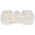 Vikan Soft Bristle White Scrubbing Brush, 44mm bristle length, Polyester, Polypropylene, Stainless Steel bristle