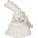 Vikan Soft Bristle White Scrubbing Brush, 44mm bristle length, Polyester, Polypropylene, Stainless Steel bristle
