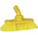 Vikan Soft Bristle Yellow Scrubbing Brush, 44mm bristle length, Polyester, Polypropylene, Stainless Steel bristle