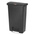 Rubbermaid Commercial Products Slim Jim 50L Black Pedal PE Waste Bin