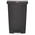 Rubbermaid Commercial Products Slim Jim 68L Black Pedal PE Waste Bin