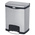 Rubbermaid Commercial Products Slim Jim 30L Chrome Pedal Stainless Steel Waste Bin