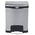 Rubbermaid Commercial Products Slim Jim 30L Chrome Pedal Stainless Steel Waste Bin