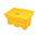 RS PRO 350L Yellow Flip Polyethylene Grit Bin