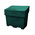 RS PRO 350L Green Flip Polyethylene Grit Bin