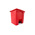 Rubbermaid Commercial Products Legacy Step-On 30L Red Pedal Plastic Waste Bin