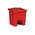 Rubbermaid Commercial Products Legacy Step-On 30L Red Pedal Plastic Waste Bin