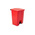 Rubbermaid Commercial Products Legacy Step-On 68L Red Pedal Plastic Waste Bin