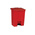 Rubbermaid Commercial Products Legacy Step-On 68L Red Pedal Plastic Waste Bin