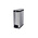 Rubbermaid Commercial Products Slim Jim 90L Black Pedal Galvanised Steel Waste Bin