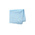 Rubbermaid Commercial Products Microfiber Light Duty Cloth Blue Microfibre Cloths for Wet/Dry, Case of 24