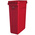 Rubbermaid Commercial Products Slim Jim 23gal Red Polypropylene Waste Bin