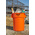 Rubbermaid Commercial Products Brute Vented 44gal Orange Polypropylene Waste Bin