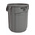 Rubbermaid Commercial Products Brute Wheeled 44gal Grey Polypropylene Waste Bin