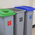 Robert Scott 90 Litre Wall Hugger Bin Base 90L Beige, Grey Polyethylene Waste Bin