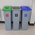 Robert Scott 90 Litre Wall Hugger Bin Base 90L Beige, Grey Polyethylene Waste Bin