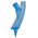 Vikan Blue Squeegee, 85mm x 70mm x 700mm