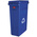 Rubbermaid Commercial Products Slim Jim 87L Blue PE Waste Bin