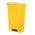 Rubbermaid Commercial Products Slim Jim 68L Yellow Pedal PE Waste Bin