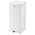 Rubbermaid Commercial Products 49L White Pedal Galvanised Steel Waste Bin