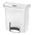 Rubbermaid Commercial Products Slim Jim 15L White Pedal Polyethylene Waste Bin