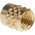 RS PRO, M3 Brass Threaded Insert diameter 4mm Depth 4.78mm