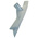 Vikan Grey Squeegee, 95mm x 80mm x 600mm, for Industrial Cleaning