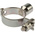 RS PRO Stainless Steel Silver Hinged Pipe Clamp, 1/2 in BSP