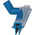 Vikan Blue Squeegee, 75mm x 100mm x 405mm, for Wet Areas