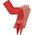 Vikan Red Squeegee, 75mm x 100mm x 405mm, for Wet Areas