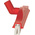 Vikan Red Floor Squeegee, 75mm x 110mm x 400mm, for Floors