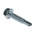 RS PRO Bright Zinc Plated Steel Self Drilling Screw M5.5 x 25mm Long