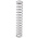 RS PRO Alloy Steel Compression Spring, 110mm x 17.6mm, 1.3N/mm