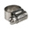 RS PRO Stainless Steel Hex Screw Worm Drive, 9.5mm Band Width, 9.5 → 12mm ID