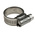 RS PRO Stainless Steel Hex Screw Worm Drive, 9.5mm Band Width, 13 → 20mm ID
