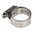 RS PRO Stainless Steel Hex Screw Worm Drive, 12mm Band Width, 18 → 25mm ID