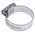 RS PRO Stainless Steel 316 Slotted Hex Hose Clip, 14.7mm Band Width, 25 → 35mm ID