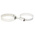 RS PRO Stainless Steel 316 Slotted Hex Hose Clip, 14.7mm Band Width, 35 → 45mm ID
