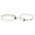 RS PRO Stainless Steel 316 Slotted Hex Hose Clip, 14.7mm Band Width, 55 → 70mm ID