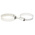 RS PRO Stainless Steel 316 Slotted Hex Hose Clip, 14.7mm Band Width, 60 → 80mm ID