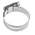 HI-TORQUE Stainless Steel Slotted Hex Worm Drive, 16mm Band Width, 30 → 50mm ID